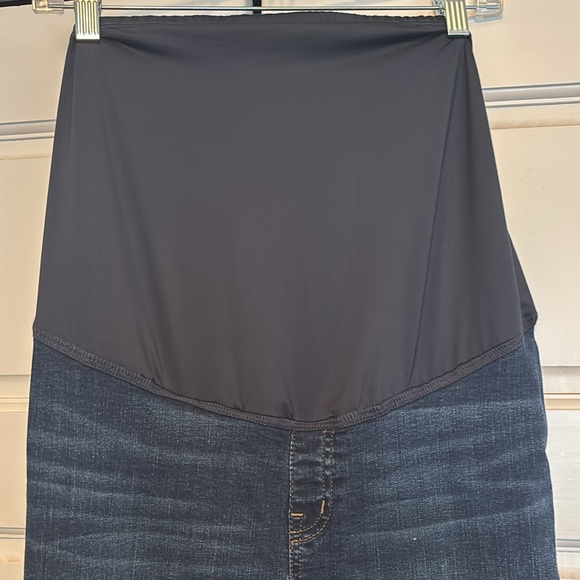 Women's Dark Blue Madewell Maternity Skinny Jeans - Picture 2 of 4
